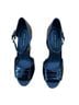 Alice + Olivia Camo Black Sandals Size 10 1/2 - photo 4