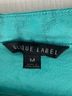 Blaque Label 100% Silk Teal Green Blouse Size M - photo 3