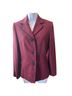Evan Picone 100% Acrylic 100% Polyester Houndstooth Red Black Blazer Size 6 - photo 1