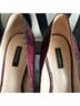 Escada 100% Leather Snake Print Burgundy Heels Size EU 40 - photo 8