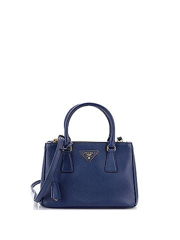 Prada Galleria Double Zip Tote Saffiano Leather Small (view 1)