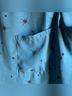 Mix by 41 Hawthorn 100% Polyester Stars Blue Blouse Size L - photo 5