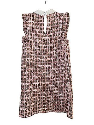 Forever 21 Twee Tweed Collared Mini Dress Casual Dress (view 2)
