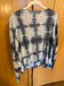 Pilcro Tie-dye Blue White Cardigan Size XL - photo 6