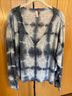 Pilcro Tie-dye Blue White Cardigan Size XL - photo 4