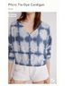 Pilcro Tie-dye Blue White Cardigan Size XL - photo 3