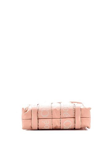 Chloé Woody Convertible Tote Recycled Nylon Small (view 2)