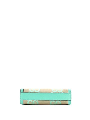 Gucci Ophidia Chain Shoulder Bag Jumbo GG Canvas with Leather Small (view 2)