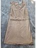 CeCe 87% Polyester 13% Spandex 100% Polyester Solid Brown Casual Dress Size 0 - photo 5