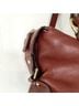 Etienne Aigner 100% Leather Red Brown Leather Belt One size - photo 16