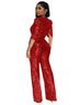 Shein Red Jumpsuit Size M - photo 2