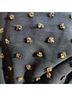 Jay Godfrey 100% Polyester Polka Dots Graphic Black Gold Romper Size 6 - photo 7