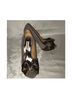 Badgley Mischka 100% Suede Gray Brown Heels Size EU 38 - photo 3