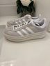 Adidas Gray White Sneakers Size 6 - photo 3