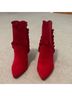 Charles by Charles David 100% Suede Red Boots Size 6 1/2 - photo 10
