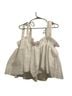 Caroline Constas Stripes Silver White Tank Top Size L - photo 2