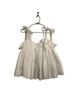 Caroline Constas Stripes Silver White Tank Top Size L - photo 1