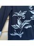 Chico's Floral Black White Sweater Vest Size M - photo 4
