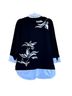 Chico's Floral Black White Sweater Vest Size M - photo 2