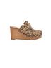 Lucky Brand Animal Print Brown Mule/Clog Size 7 - photo 1