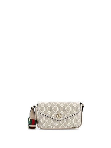 Gucci Ophidia Envelope Flap Shoulder Bag GG Coated Canvas Mini (view 1)