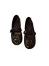 Born 100% Calf Leather Black Flats Size 7 - photo 1