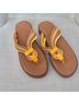 See By Chloé Solid Orange Purple Sandals Size 8 1/2 - photo 3