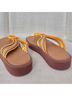 See By Chloé Solid Orange Purple Sandals Size 8 1/2 - photo 12