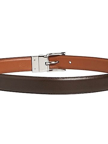 Polo by Ralph Lauren Reversible Saddle Leather Belt (view 2)