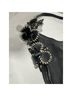 Antonio Melani 100% Leather Stars Black Shoulder Bag One size - photo 5