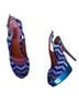 Missoni Graphic Purple Heels Size 9 1/2 - photo 1