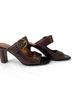 Anne Klein Collection 100% Leather Brown Sandals Size 6 - photo 4