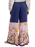 Easel 100% Rayon Graphic Floral Blue Pink Purple Multi Color Yellow Casual Pants Size S - photo 2