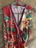 Flying Tomato Floral Red Green Jumpsuit Size S - photo 4