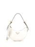 Prada 100% Leather White Arque Half Moon Hobo Leather Small One size - photo 1