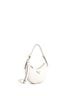 Prada 100% Leather White Arque Half Moon Hobo Leather Small One size - photo 3