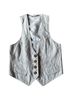 Old Navy Stripes Gray White Vest Size M - photo 1