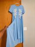 Shein Floral Blue Casual Dress Size L - photo 5