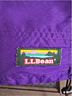 L.L.Bean 100% Nylon Purple Black Jacket Size M - photo 6