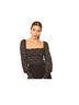 Reformation 100% Viscose 100% Viscose Floral Black Long Sleeve Blouse Size M - photo 1