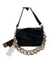 Viola Castellani Black Multi Color Leather Shoulder Bag One size - photo 1