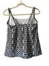 Lands' End Print Black White Swimsuit Top Size 14 - photo 2