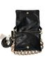 Viola Castellani Black Multi Color Leather Shoulder Bag One size - photo 2