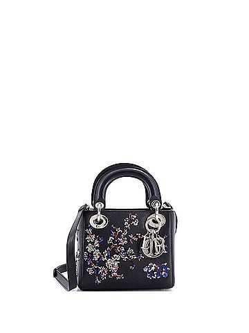 Christian Dior Lady Dior Bag Embellished Leather Mini (view 1)