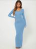 Shein Blue Casual Dress Size L - photo 3