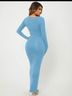Shein Blue Casual Dress Size L - photo 4
