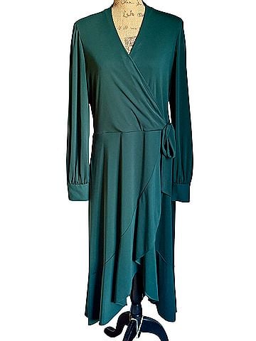 Lauren by Ralph Lauren Ruffle Fit and Flare Cocktail Dress (view 1)