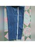 Erika 100% Cotton Blue Casual Pants Size S - photo 6