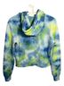 Aviator Nation Tie-dye Blue Yellow Green Sweatshirt Size XS - photo 2