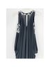 Creation Floral Black White Cocktail Dress Size 6 - photo 5